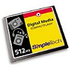 SimpleTech STI-CF/512 512MB CompactFlash Card
